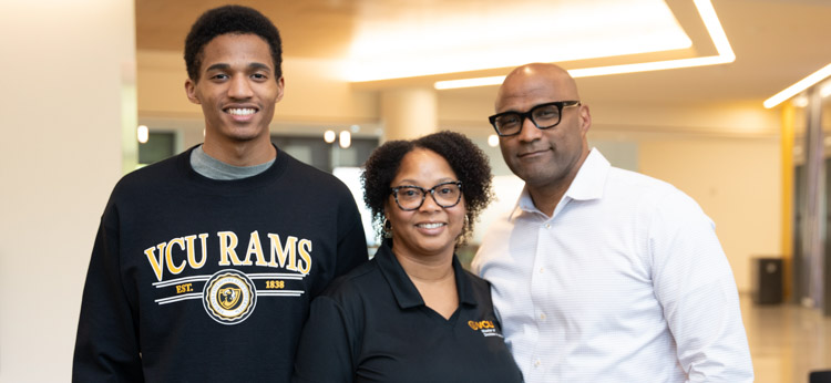 Proud VCU parents lead by giving to the VCU Family Fund and getting involved.